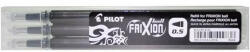 Pilot Frixion 0, 5mm 3db-os fekete rollertoll betét (BLS-FR5-B-S3)