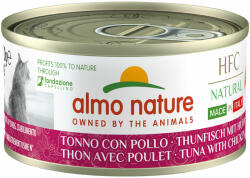 Almo Nature Almo Nature HFC Natural Made in Italy 6 x 70 g - Ton și pui