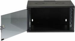 EFB Elektronik 19" Fali rack szekrény 12U 592x544x600mm - Fekete (WGF-1912TS.60)