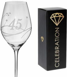 Celebration Jubileumi születésnapi pohár 45év S. crystals (1db)