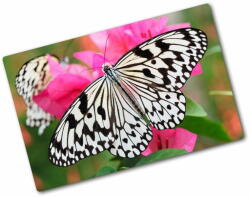 Wallmuralia. hu Üveg vágódeszka Pillangó a virágon 2x40x52 cm