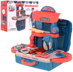 Inlea4Fun Trusă atelier pentru copii în valiză cu accesorii - Workbench Tool Play set (RA-ZWA.008-972)