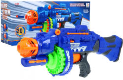 Inlea4Fun Pistol de joacă pentru copii cu 40 muniții din spumă - Blaze Storm - albastru (RA-ZMI.ZC7051)