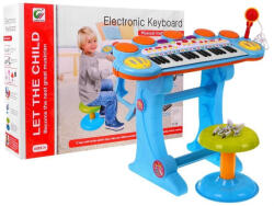 Inlea4Fun Set muzical cu tastatură și microfon pentru copii - Electronic Keyboard (RA-ZMU.BB45B)