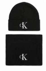 Calvin Klein Jeans Set Fular și Căciulă Gifting Mono Beanie/Scarf K50K511199 Negru