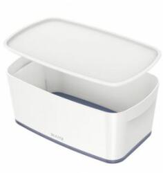 Leitz Cutie de depozitare Leitz MyBox cu capac, mărimea S alb/gri