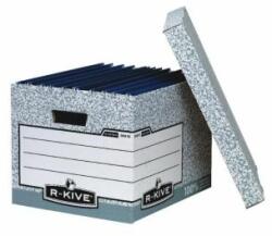 Fellowes Cutie de arhivă Fellowes BANKERS BOX cu capac detașabil, gri/alb, 32, 5x28x38, 5 cm