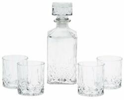 4-Home Set carafă și pahare de whisky, 5 piese