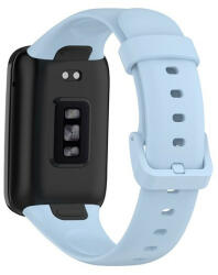 Xiaomi Mi Smart Band 7 Pro, szilikon pótszíj, állítható, világoskék