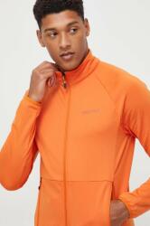 Marmot sportos pulóver Leconte Fleece narancssárga, férfi, sima - narancssárga S