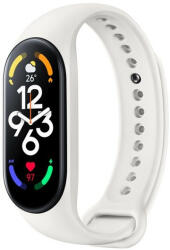 Xiaomi Mi Smart Band 7, szilikon pótszíj, állítható, fehér, gyári