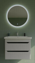 TMP cabinets SHARP 65 fali függesztett fürdőszobabútor 65 cm Sanovit Soft 13065 porcelán mosdókagylóval (00401202) - globalvivamarket