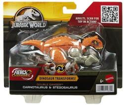 Mattel Jurassic World Átalakuló Dinó Carnotaurus & Stegosaurus (HLP07-HLP05) - liliputjatek