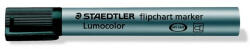 STAEDTLER Flipchart marker, 2 mm, kúpos, STAEDTLER "Lumocolor 356", fekete (356-9) - kreativjatek