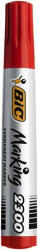 BIC Alkoholos marker, 3, 7-5, 5 mm, vágott, BIC "ECO 2300" piros (COBC8209243)