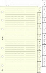  Kalendárium betét, telefonregiszter, "S", SATURNUS, chamois (CONKS315)