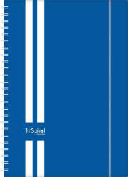 Naptár, tervező, A5, heti, DAYLINER, "InSpiral", kék-fehér (CONSA5HKF)