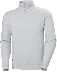 Helly Hansen CLASSIC FÉLCIPZÁRAS PULÓVER, világos szürke, XL (79325_910-XL)