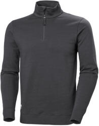 Helly Hansen CLASSIC FÉLCIPZÁRAS PULÓVER, szürke, M (79325_970-M)