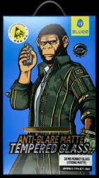 Blueo 5D Mr. Monkey Glass - Apple iPhone 15 Pro fekete (Strong matt) fólia