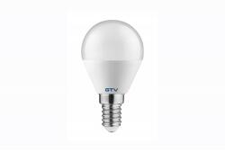 GTV LED izzó E14 3W 255lm 3000K, kisgömb forma, 160°, GTV (GTV-LD-SMGB45B-30)