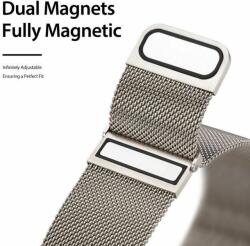 Dux Ducis Milanese - rozsdamentes acél mágneses szíj Apple Watch 38/40/41mm platina