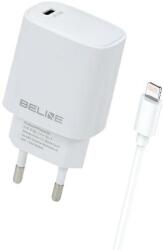 Beline BLNCW20L hálózati töltő 1xUSB-C csatlakozóval és Type-C - Lightning kábellel 20W fehér