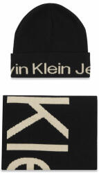Calvin Klein Jeans Sál és sapka szett Gifting Mono Beanie/Scarf K60K611421 Fekete (Gifting Mono Beanie/Scarf K60K611421)