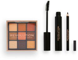 Makeup Revolution Set, 3 produse - Makeup Revolution Into The Bronze Eye Set Gift Set