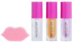 Makeup Revolution Set - Makeup Revolution Kiss & Go Glaze Lip Care Gift Set