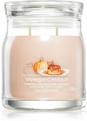 Yankee Candle Pumpkin Maple Crème Caramel lumânare parfumată Signature 368 g