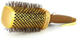 Olivia Garden Perie patrata pentru par 50mm Expert Blowout Straight Wavy Bristles Gold&Brown (5414343020604)