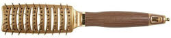 Olivia Garden Perie cu peri de nailon Expert Style Vent Flex Nylon Gold&Brown (5414343020758)
