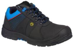 Portwest Compositelite Protector biztonsági cipő S3 ESD HRO, fekete/kék, vel. 40