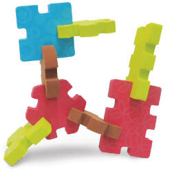 EDUSHAPE Set de jucării pentru legarea formelor spumă colorată 16 buc 24m+ (AGS716191)