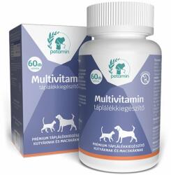 Petamin Multivitamin táplálékkiegészítő tabletta kutyáknak-macskáknak - 60db - egeszsegpatika