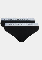 Emporio Armani Underwear Set 2 perechi de chiloți de damă 163334 3F227 00020 Negru