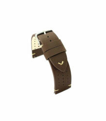 Curea piele maro inchis, vintage, Rally 20mm - 4350220 - ceas-shop