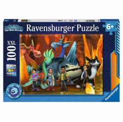 Ravensburger Puzzle Cum Sa Iti Dresezi Dragonul, 100 Piese (RVSPC13379) - ejuniorul Puzzle