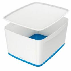 Leitz Cutie de depozitare Leitz MyBox cu capac, mărimea L, alb/albastru