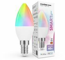 Modee Okos LED lámpa B38 (Tuya Wi-Fi) gyertya 4, 9W- 40W E14 470lm DIM 220-240V AC LED Smart Modee - MSL-C4, 9WE14RGB (MSL-C4,9WE14RGB)