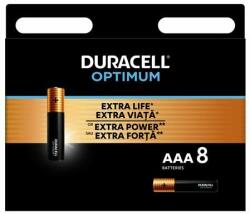 Duracell Elem, AAA mikro, 8 db, DURACELL "Optimum" (8 db) (DUELAAA8O)