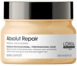 L'Oréal Masca Reparatoare Aurie pentru Par Deteriorat - L'Oreal Professionnel Absolut Repair Gold Quinoa + Protein Resurfacing Golden Masque, 250ml
