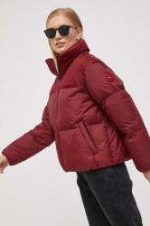 Tommy Hilfiger rövid kabát női, bordó, téli - burgundia S
