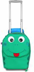 Affenzahn Finn Frosch Puhafedeles kétkerekes gyermekbőrönd - Zöld (AFZ-TRL-001-008)