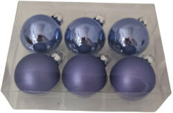 Lila üveg gömb 6cm 055406 (370598) - jatekrt