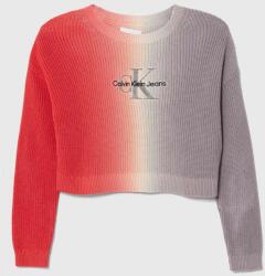 Calvin Klein gyerek pamut pulóver - többszínű 176