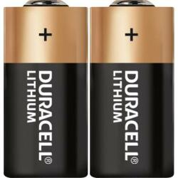 Duracell CR 2 fotóelem, lítium, 3V 800 mAh, 2 db, Duracell EL1CR2, KCR2, RLCR2, DLCR2, DLCR2B, DR2R, RLCR2-L, 5046LC, CR17355 - conrad