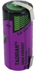 Tadiran Batteries Lítium elem 2/3 AA U forrfüllel, Tadiran 3.6 V 1500 mAh 2/3 AA (Ø x Ma) 15 mm x 33 mm