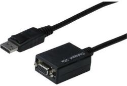 ASSMANN DisplayPort - VGA átalakító adapter, 1x DisplayPort dugó - 1x VGA aljzat, fekete, Digitus - conrad - 5 090 Ft